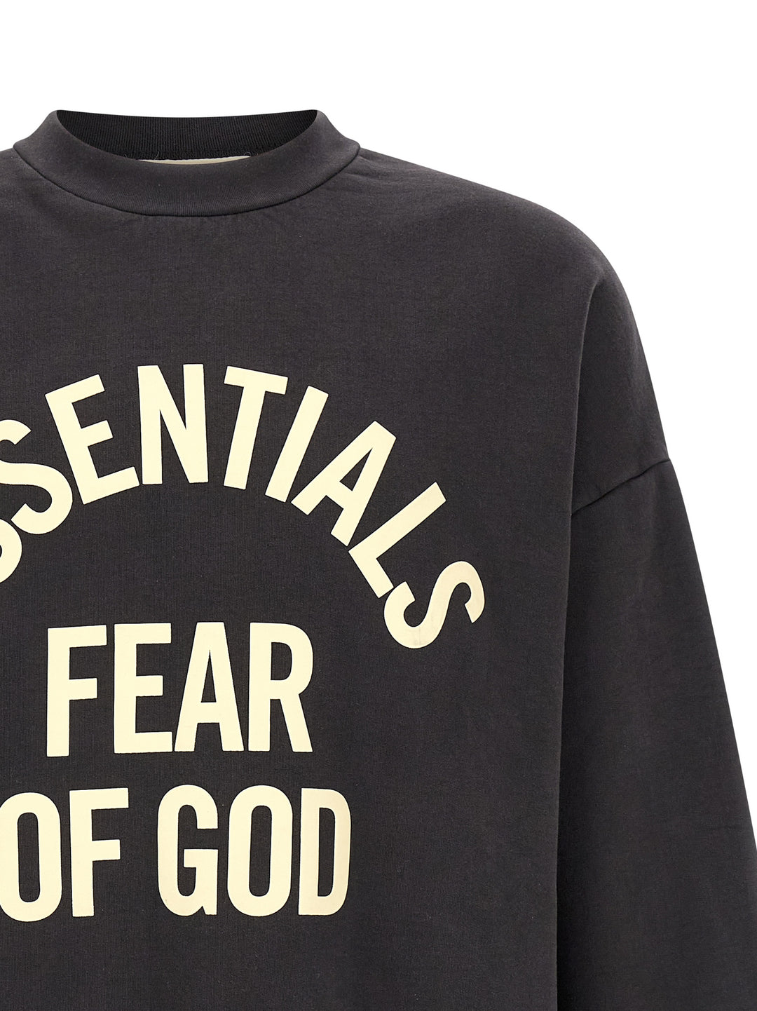 Fear Of God Essential Campus 90 Sweatshirt - Black | 25dd2457a7d42cdaf7a268962ed472597f0f6757