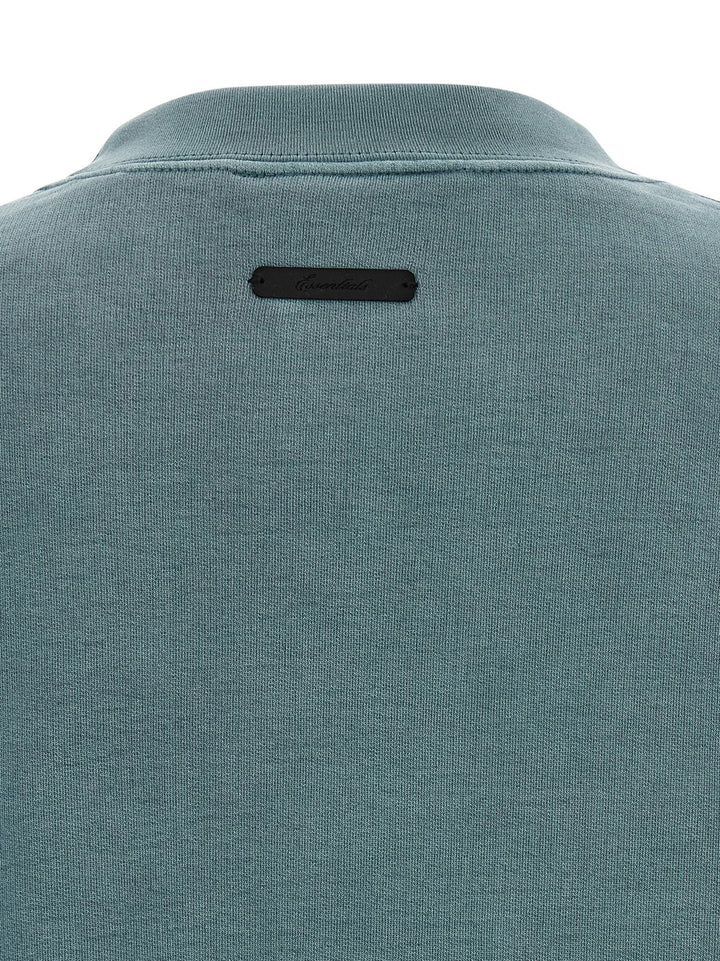 Fear Of God Essential Campus 90s Sweatshirt - Light Blue | 924763518e2c0a5cc60eb05262436cbe9eafba9e