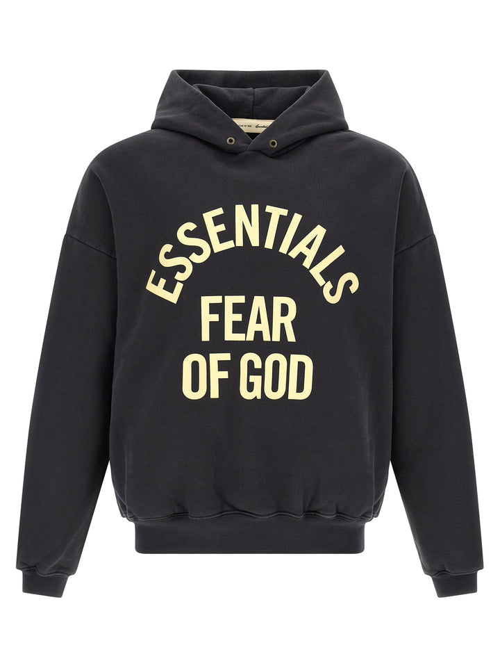 Fear Of God Essential Campus 90s Sweatshirt - Black | fbb9187a80d541bb4d1cd92ba5401e54f7c7120f