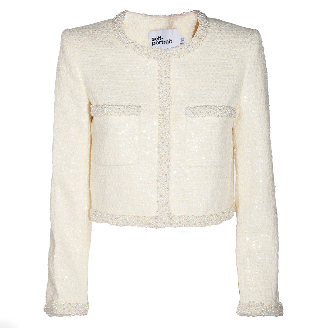 Self-Portrait Jackets - Light and natural | 1f00406a713b84ffc9838636fc91fb50bc5156db