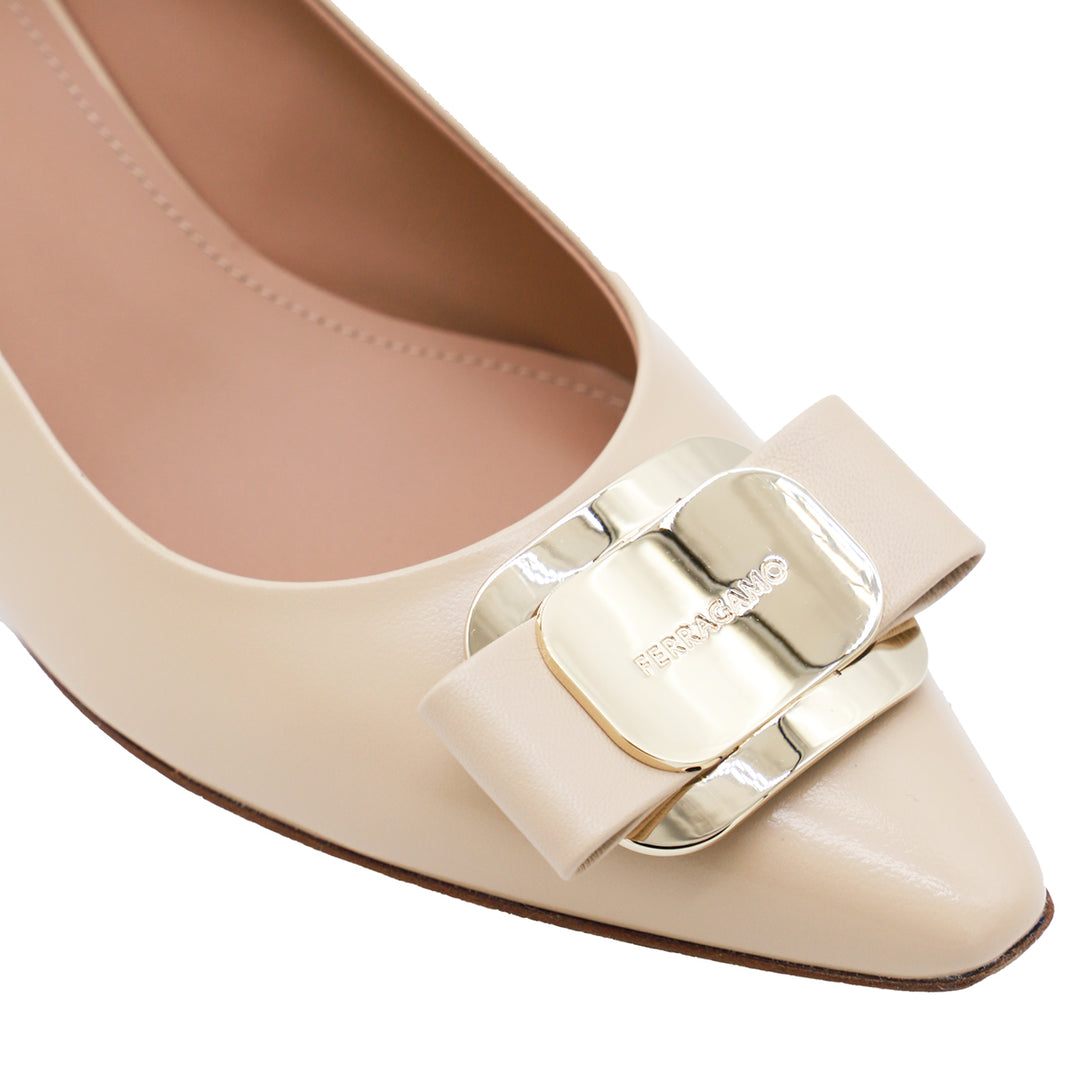 Ferragamo With Heel - Nude | fa082380a6244fa4e7eeecabc93815a0071b5d02