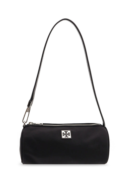 Virginia Nylon Cylindric Shoulder Bag