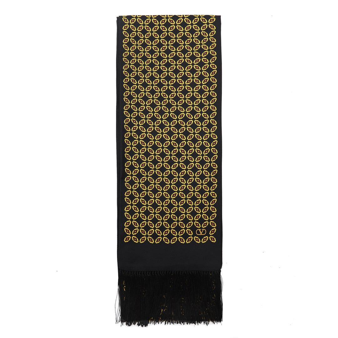 Valentino Garavani Scarfs - NERO/GIALLO/ARANCIO | 88621a66159c0232aa4e354b44258855012e463c