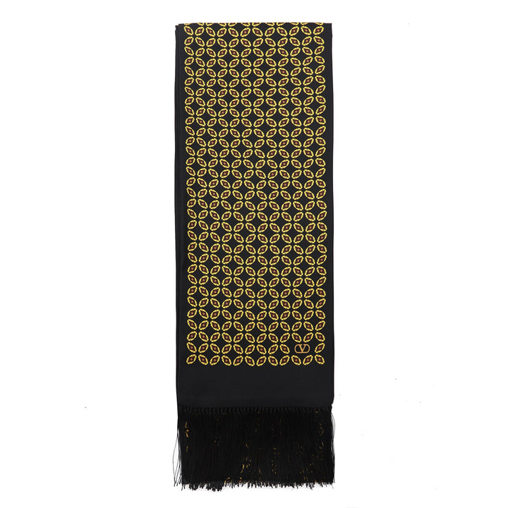 Valentino Garavani Scarfs - NERO/GIALLO/ARANCIO | 88621a66159c0232aa4e354b44258855012e463c