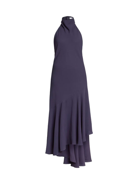 Asym Viscose Long Dress