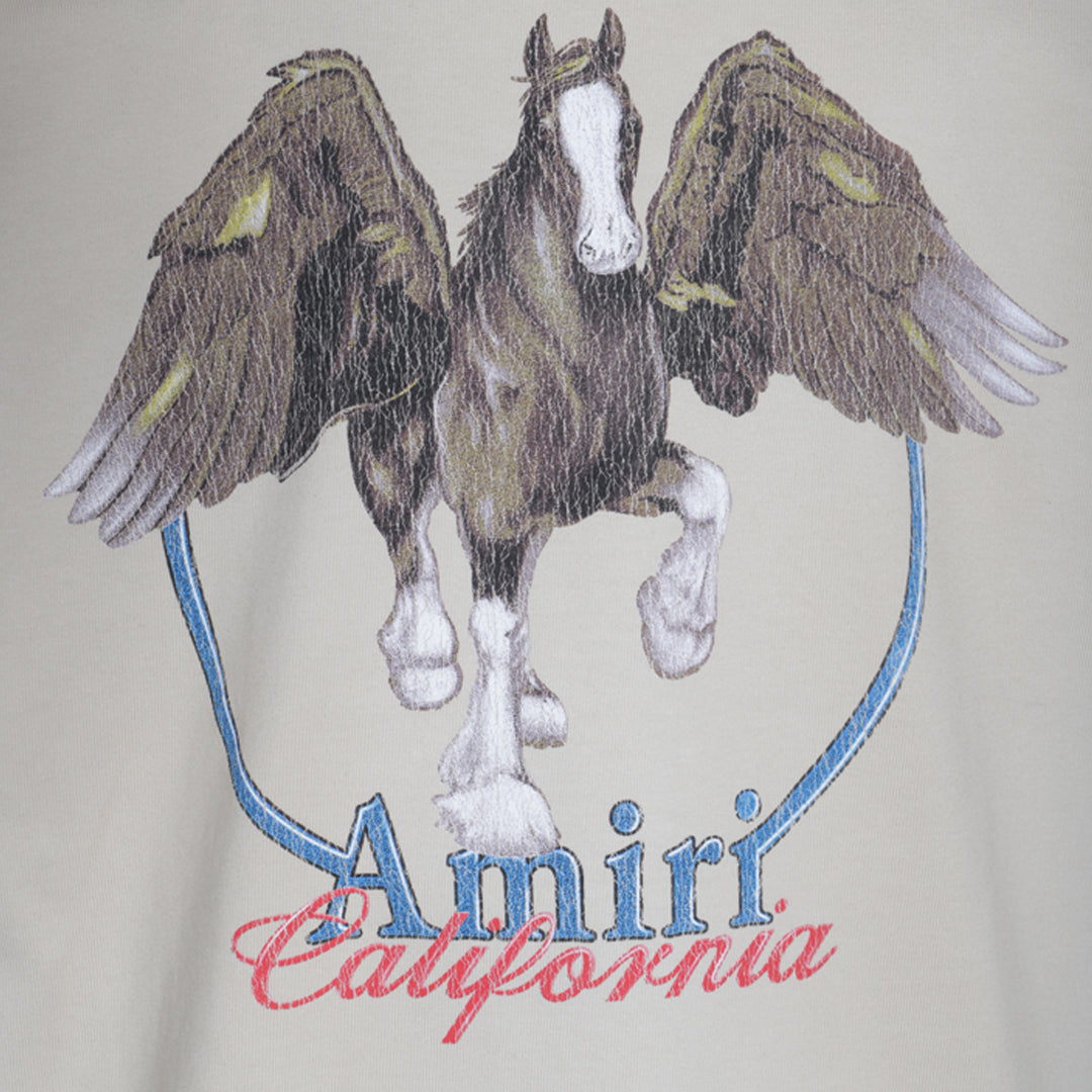 Amiri T-shirts and Polos - ALABASTER | 7d21b9cb1106f71a491eb67213d3a7cc554ccc51