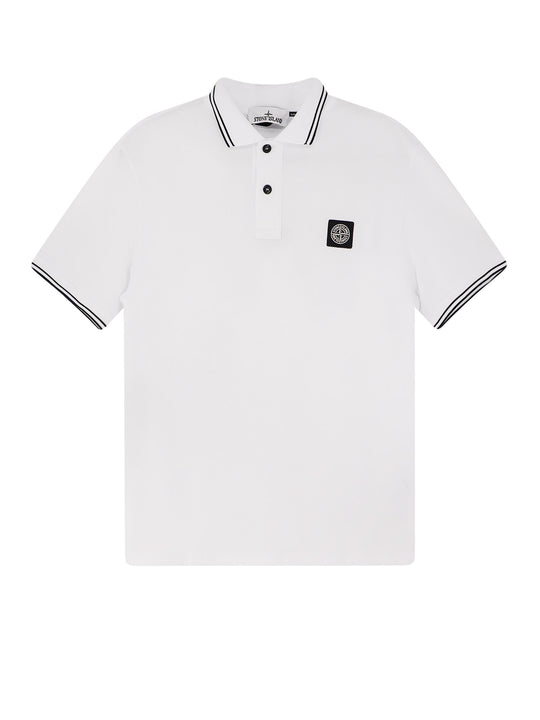 Stretch Organic Cotton Polo Shirt