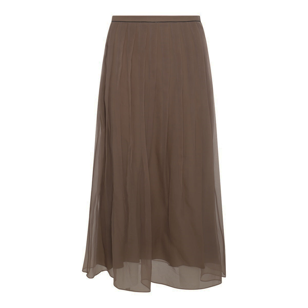 Brunello Cucinelli Skirts - Brown | 496128f20bd1c4671e0949f4daf7d00603559523