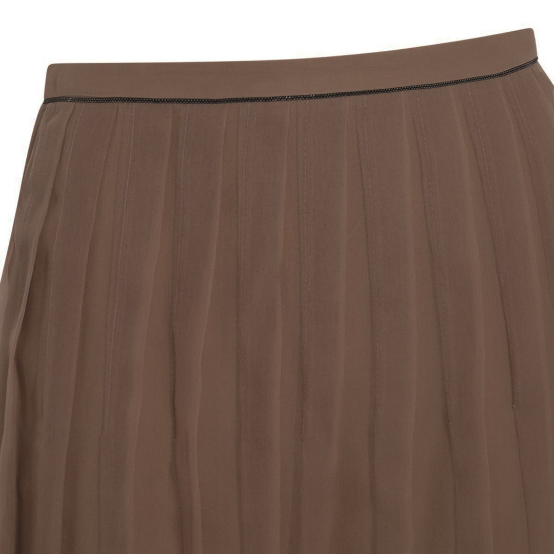 Brunello Cucinelli Skirts - Brown | 654ac7fedab0943cf2dbeb1b4c59a5916b44a283