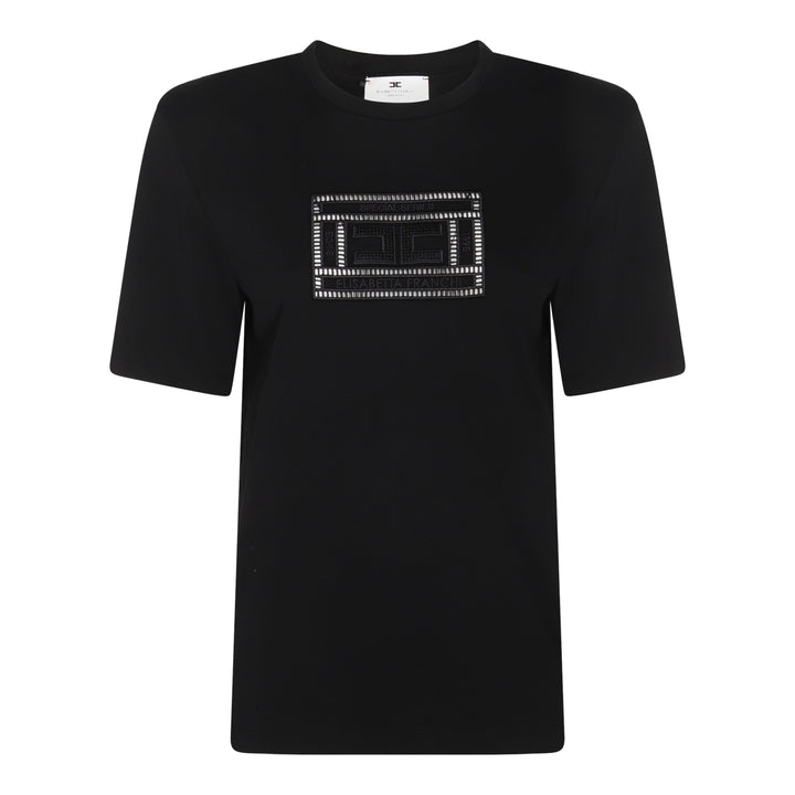 Elisabetta Franchi T-shirts and Polos - Blacks and greys | 8ad94a606049d614f8a7d9f9476a55b18326310d