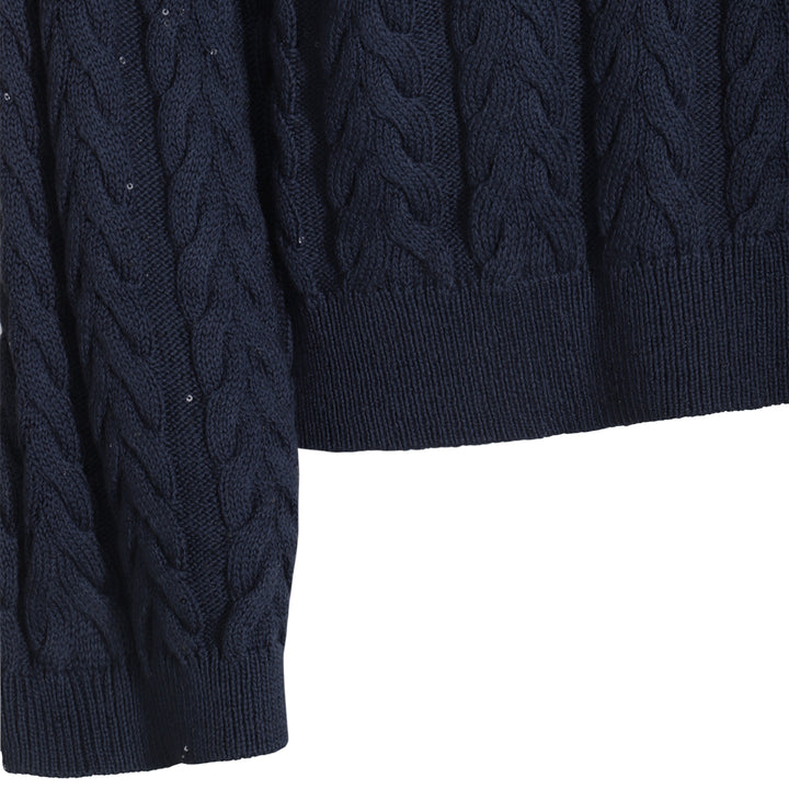 Brunello Cucinelli Sweaters - BLUE COLORATO | 37df25f7232cc9fcfa34af54d046edda284d191b