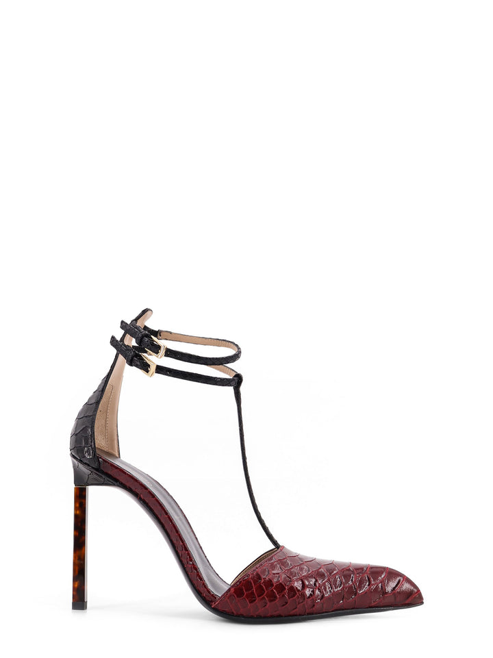 Tom Ford With Heel - RUBY RED/BLACK | d67d036639c42eb09c5b47c259fa03533ad113be
