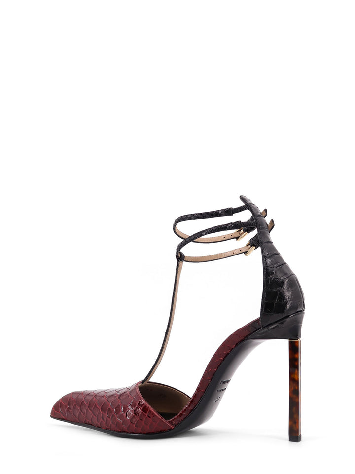 Tom Ford With Heel - RUBY RED/BLACK | fd4a55f86b6cee3de884881fe649a5965793cc03