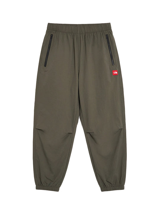 Nylon Trousers With Patch Logo On The Side