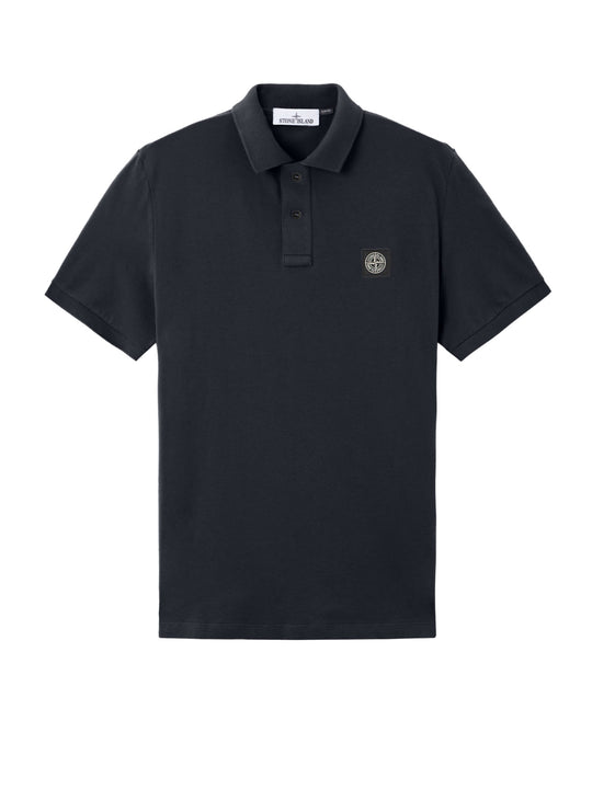 Stretch Organic Cotton Polo Shirt
