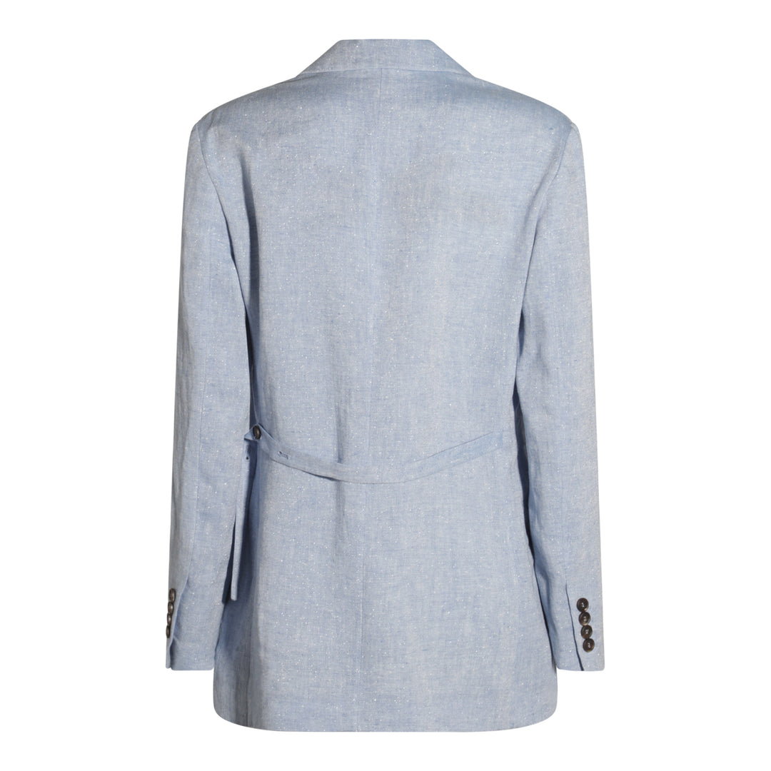 Brunello Cucinelli Jackets - Blue and green | 5d3fd016d457854b2089fe65d437585e5641154b