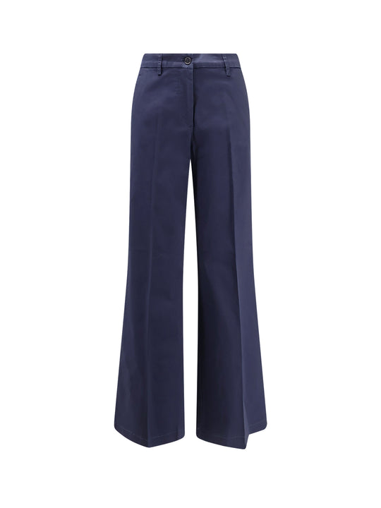 Stretch Cotton Trousers
