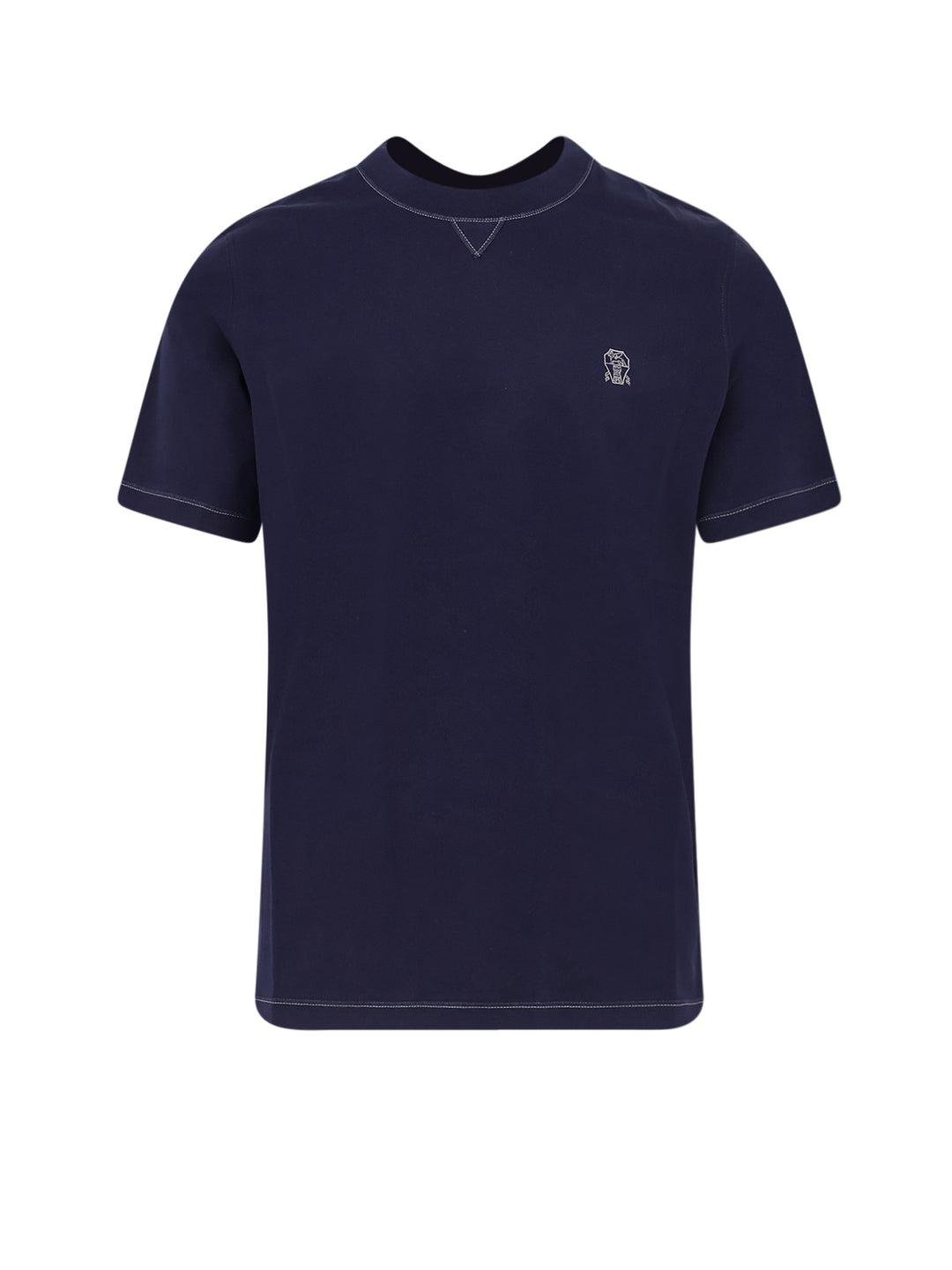 Brunello Cucinelli T-shirts and Polos - COBALTO GRIGIO MEDIO | 671a42491729cc3aa6e863aff16869dc0fbadfd6