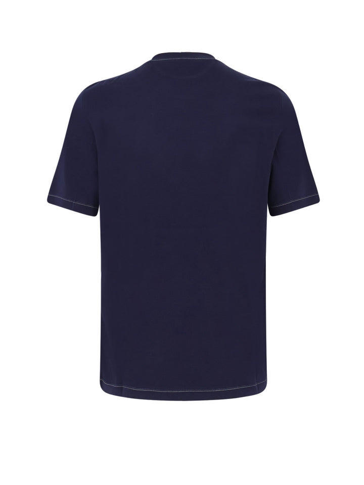 Brunello Cucinelli T-shirts and Polos - COBALTO GRIGIO MEDIO | 0c1733c1b335e81547e622cb9f270efd3523b580