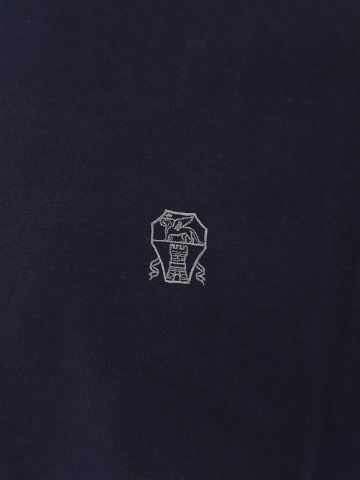 Brunello Cucinelli T-shirts and Polos - COBALTO GRIGIO MEDIO | fe3bd772c1b519f7307d54572e38638a0af3118c