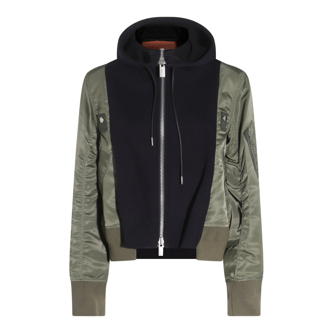 Sacai Sweaters - NAVY KHAKI | 8196b13ebac26b56dbf5320314f9fccb457cc037