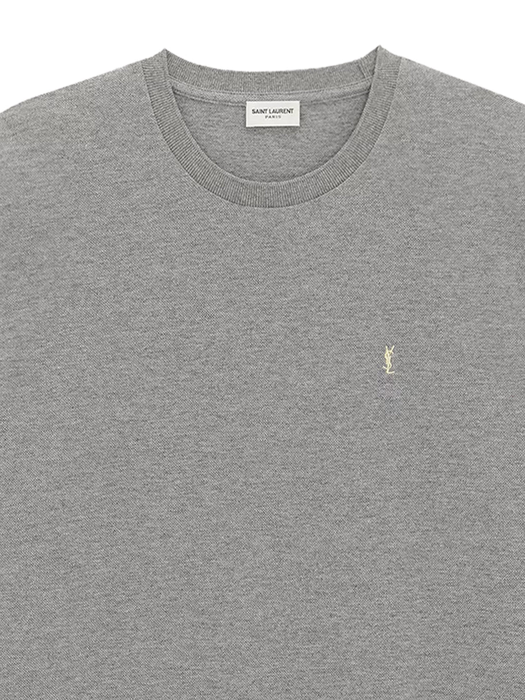 Saint Laurent T-shirts and Polos - Gris Chine/Jaune | 23a932fdac9526450683b54ea5d39b249f1a3dbf