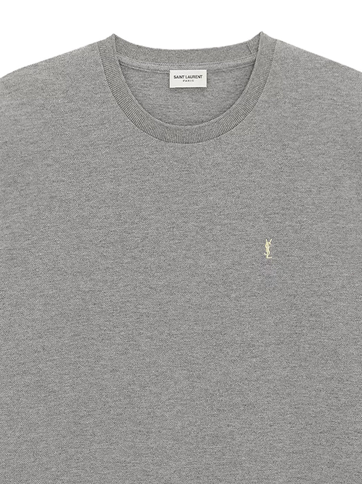 Saint Laurent T-shirts and Polos - Gris Chine/Jaune | 23a932fdac9526450683b54ea5d39b249f1a3dbf