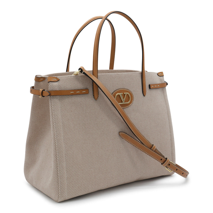 Valentino Garavani Bags - NATURALE-TOBACCO/NATURAL CAMEL | 845e46d72b3f0f04465fe3575c0142e56654c102