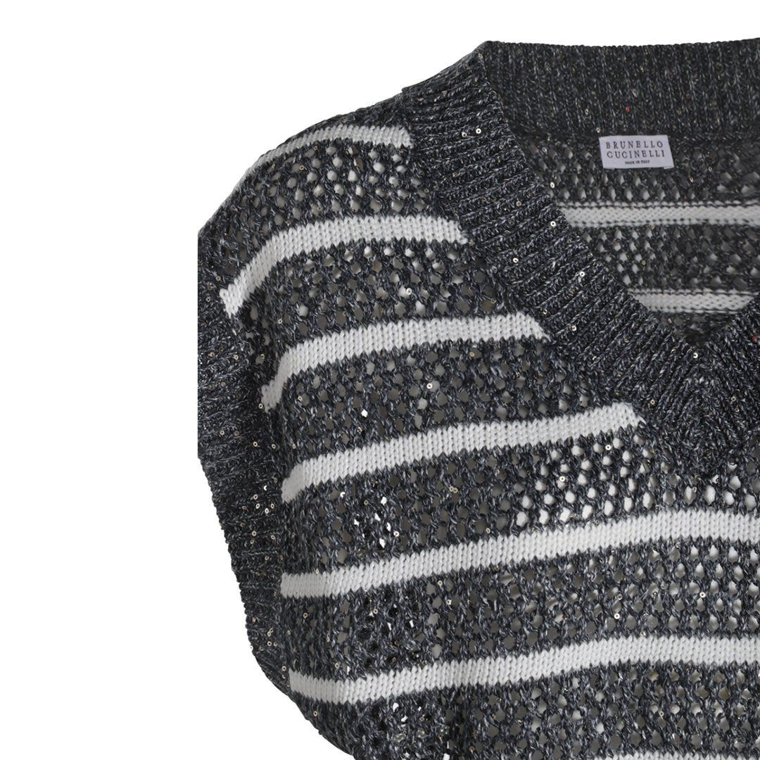 Brunello Cucinelli Sweaters - BLUE PETROLIO | 3e3c594627cf813542df99bba467af2f95a87f42