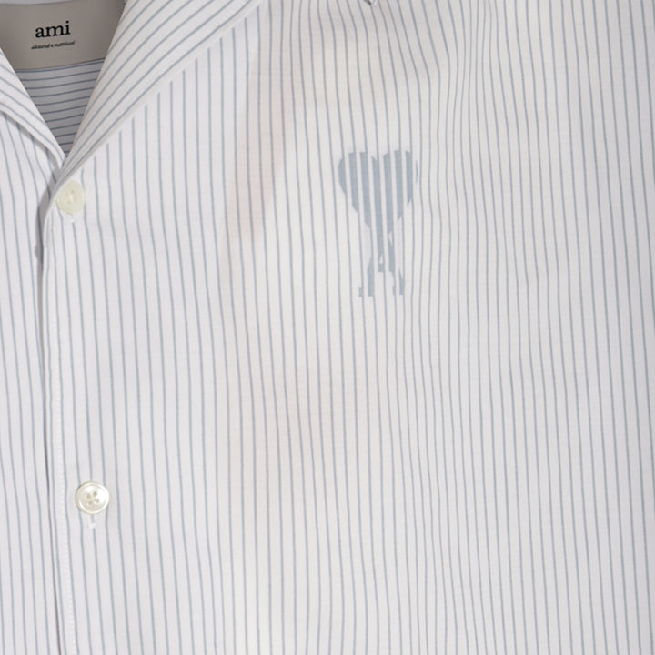 Ami Paris Shirts - WHITE/BLUE NOTE | ded11d8b1ba46fe501a1c405d16d2c9ef87e351d
