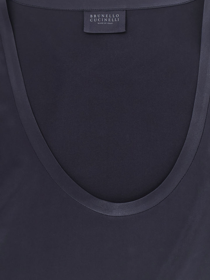 Brunello Cucinelli T-shirts and Polos - Blue and green | d768862ce4797f58e336c23062eb2cce47f03edc