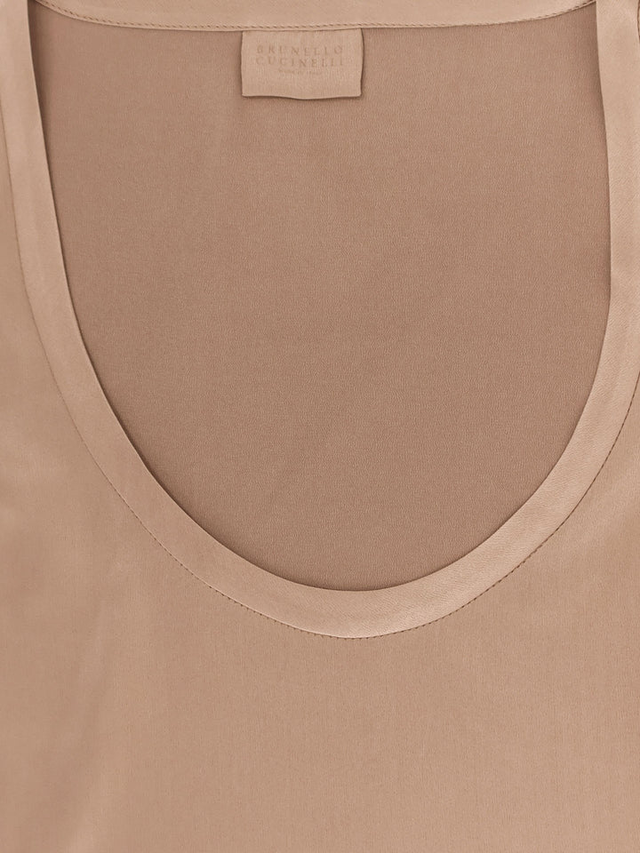 Brunello Cucinelli T-shirts and Polos - PRALINES | 62358b840ade562b083ac61fae0224f6c16d4d86