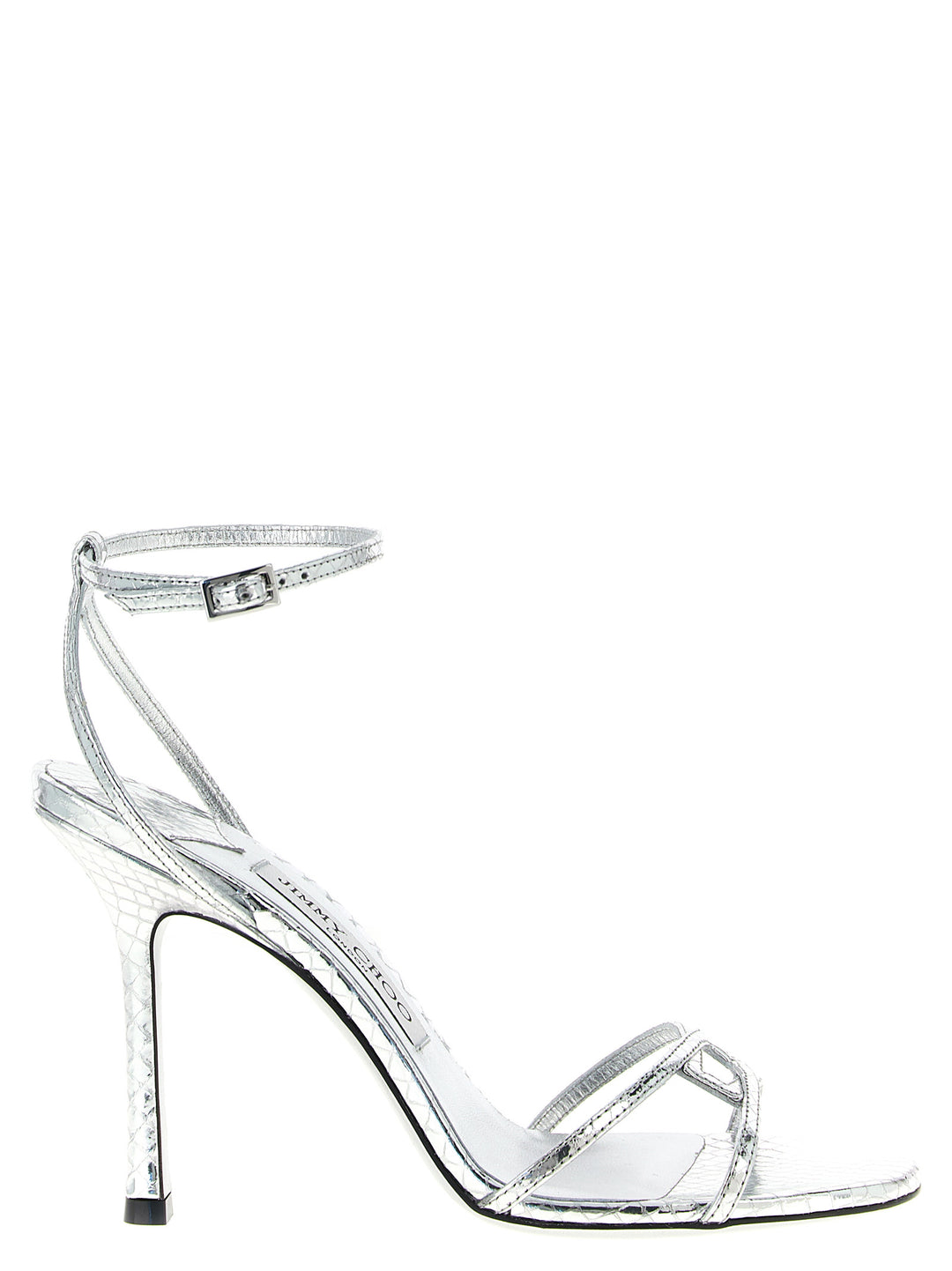 Jimmy Choo 1998 Leo Sandals - Silver | 848cdcb589a3cd3e6e57b15bf61538f018b99e04
