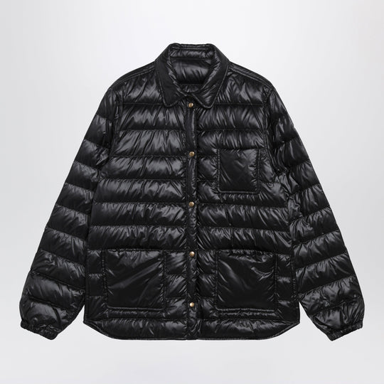 Black Fouine Down Shirt Jacket