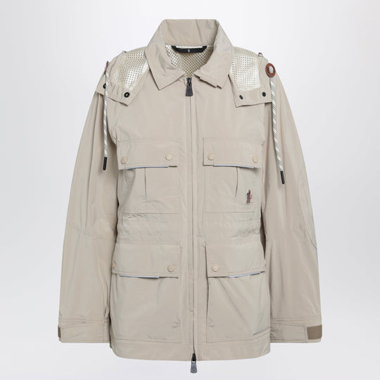 Light Beige Nimba Jacket With Drawstring