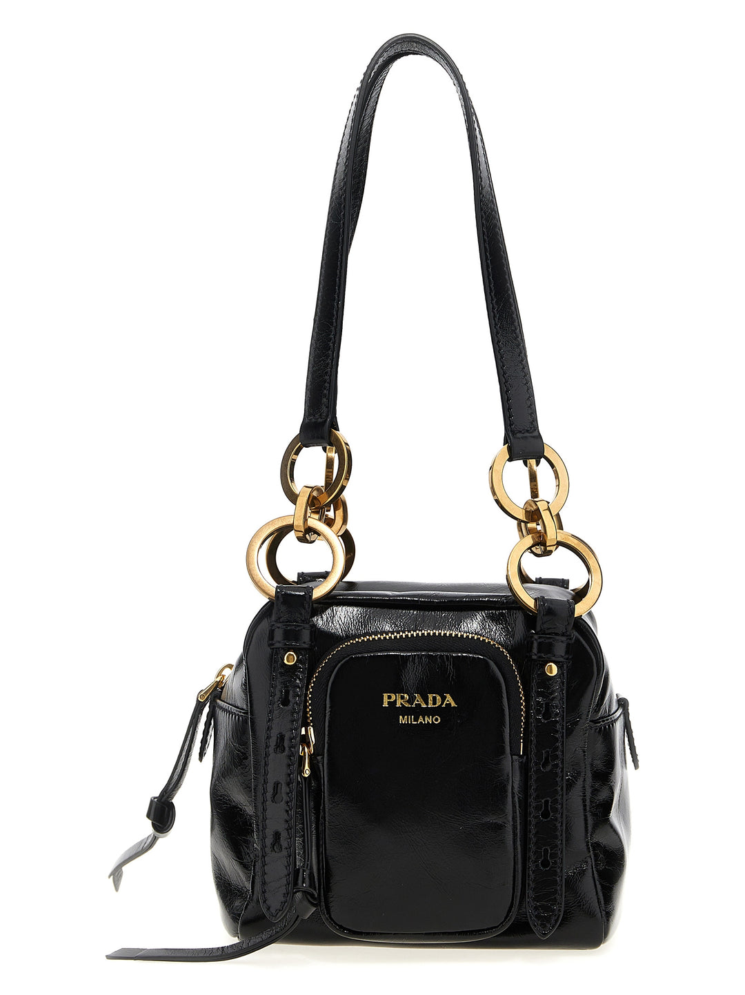Prada Dangle Hand Bags - Black | 5dd367ad692f9d6488625a0929529f56f598ef1e