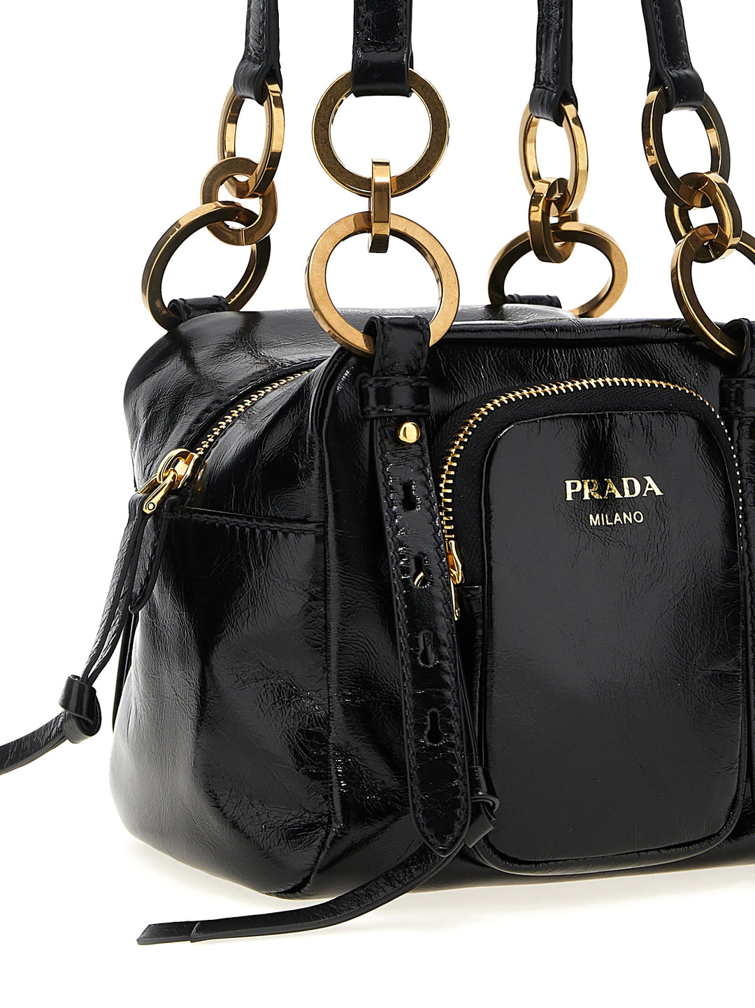 Prada Dangle Hand Bags - Black | 622758b6bb6b5b1a9a600300f1b56576da7fa50d