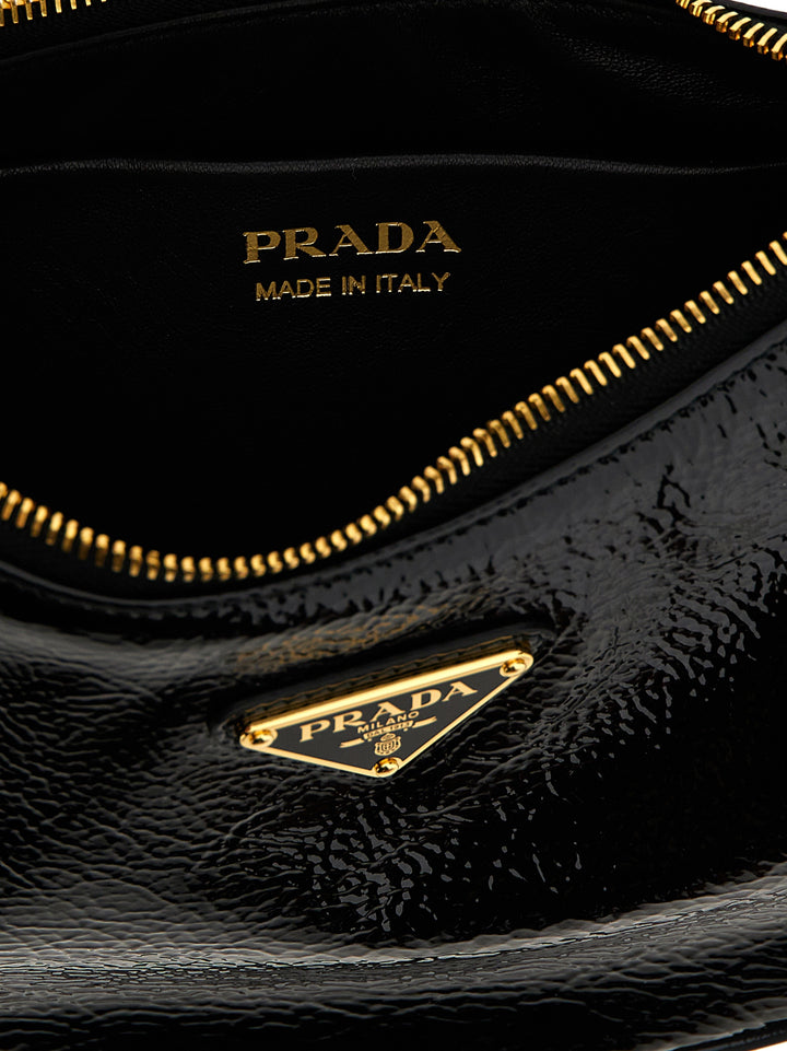 Prada Prada Arqué Shoulder Bags - Black | 6f0753460245870a834353abccc107c9a8a86fa1