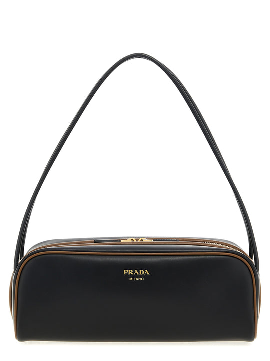 Prada Swing Shoulder Bags Black