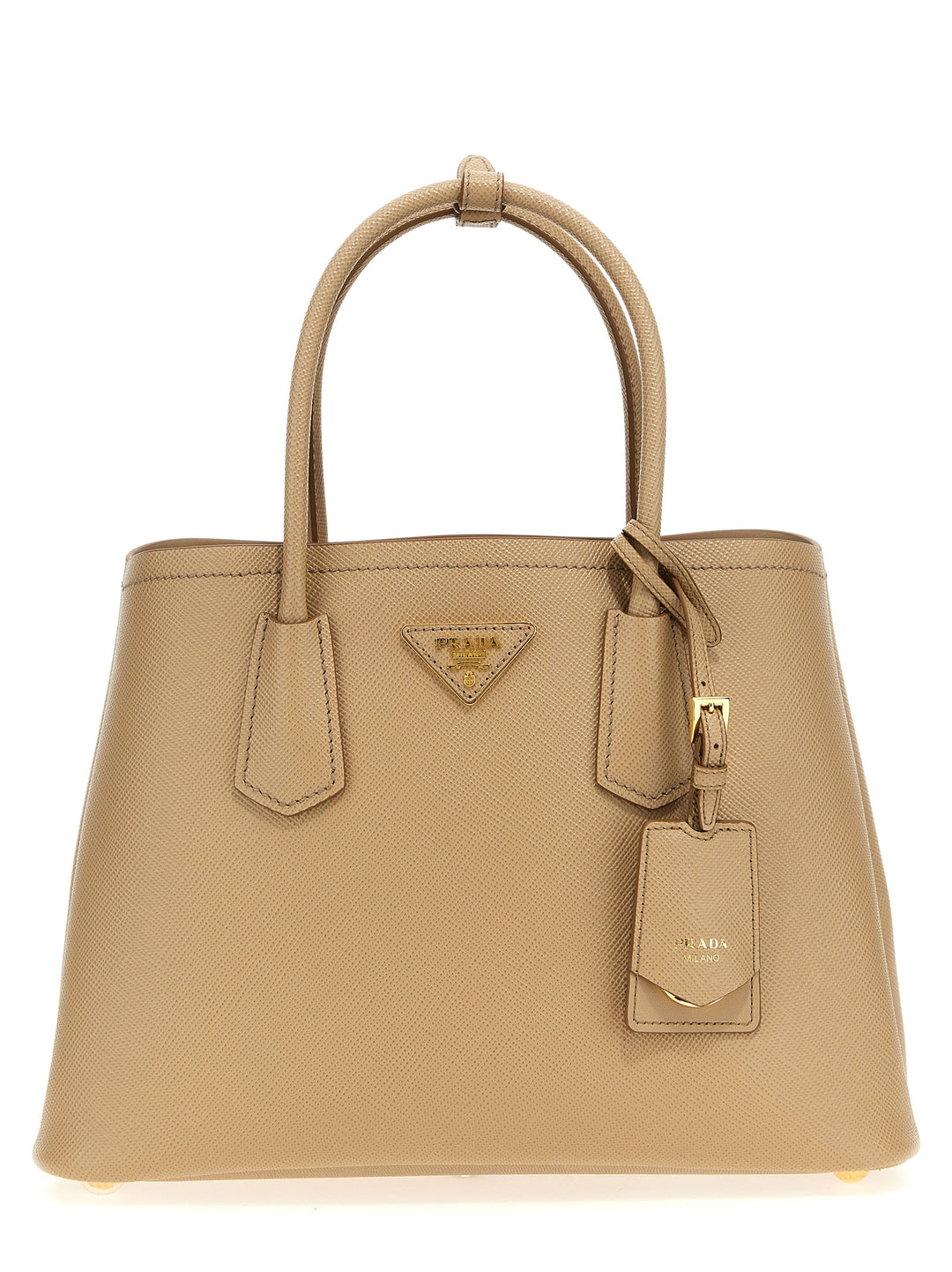 Prada Saffiano Handbag Hand Bags - Beige | f171f6b07d6cf0512937facb33e622c89e8cecae