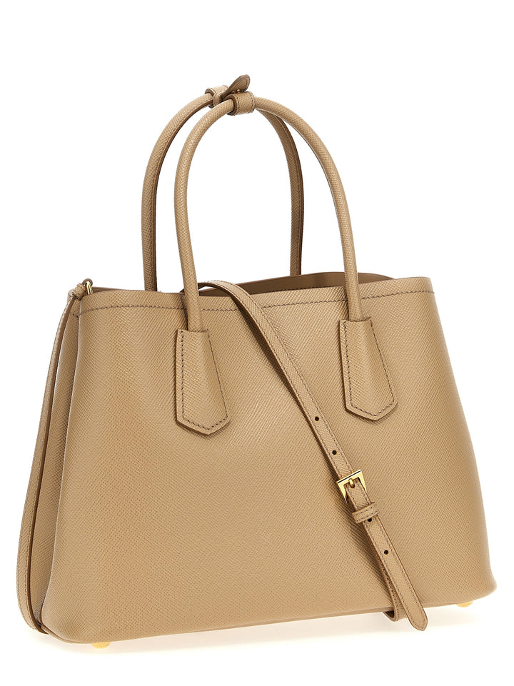 Prada Saffiano Handbag Hand Bags - Beige | 130cfa10931cd6806dad3ee1f3004101a81d932f