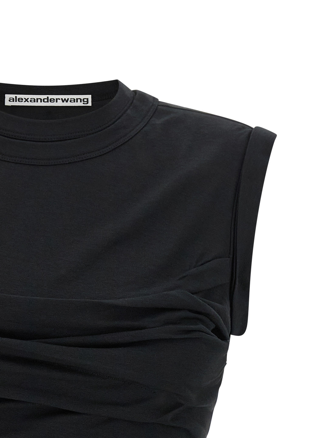 Alexander Wang Twisted Bust Layered Tank Tops - Black | f9fdb67e8533cb5048391175b2d3132219b994d9