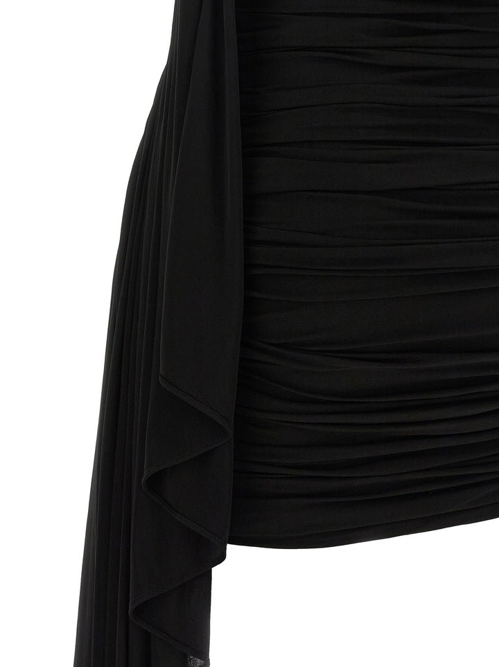 Alexander Wang Asymmetrical Draped Dress Dresses - Black | efa4693f9c1a431cba383f36f44c630dc63ee61c