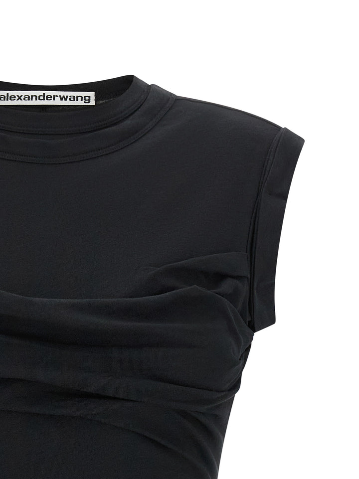 Alexander Wang Twisted Bust Layered Dresses - Black | ffecc2479c05f7f165eb3eda80a1da2922d1d83f