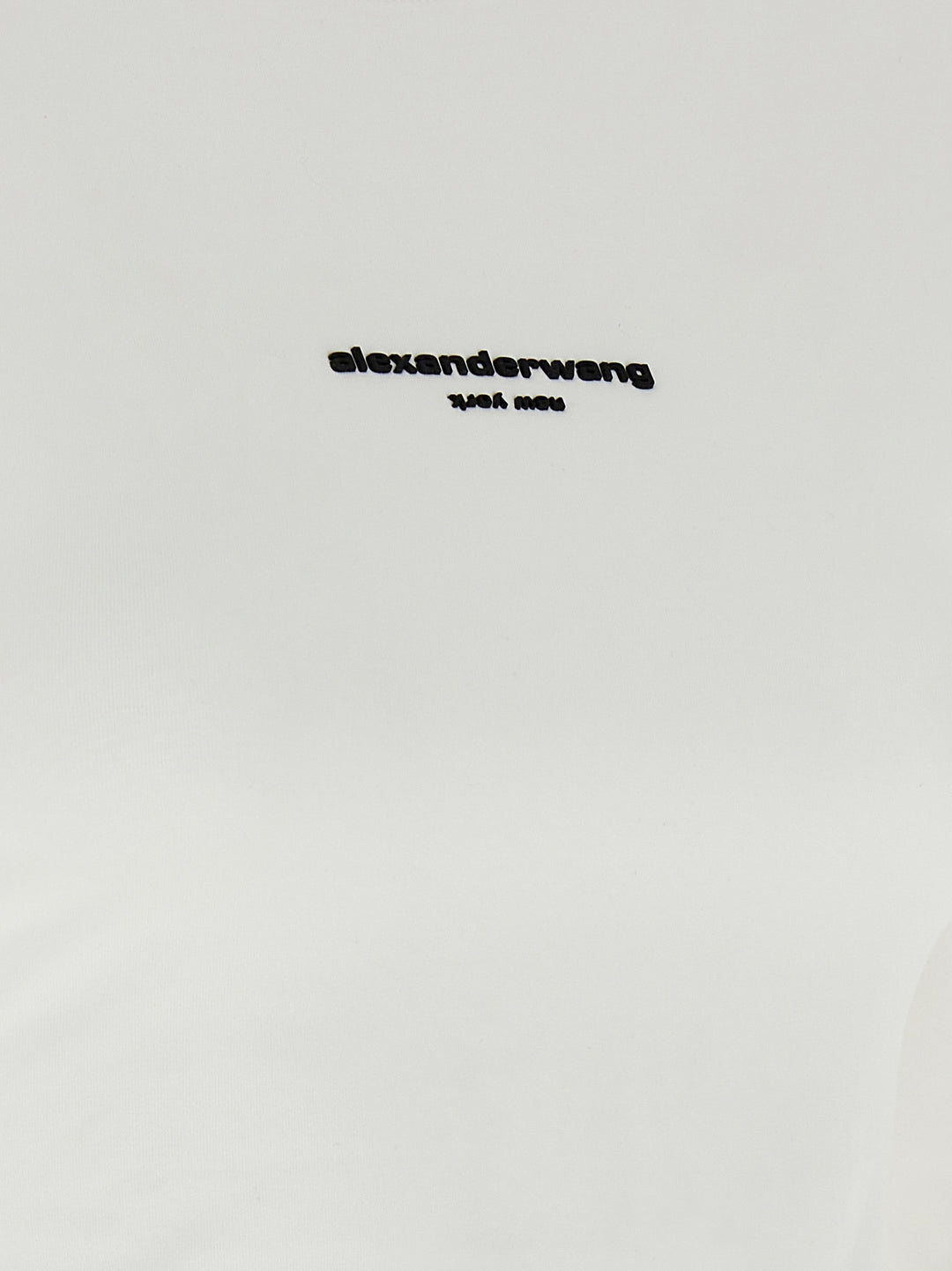 Alexander Wang Ls Tee W/Logo Print Sweaters and Cardigans - White | 5cc341fdcf01ed564988c022bbd2e77f221900db