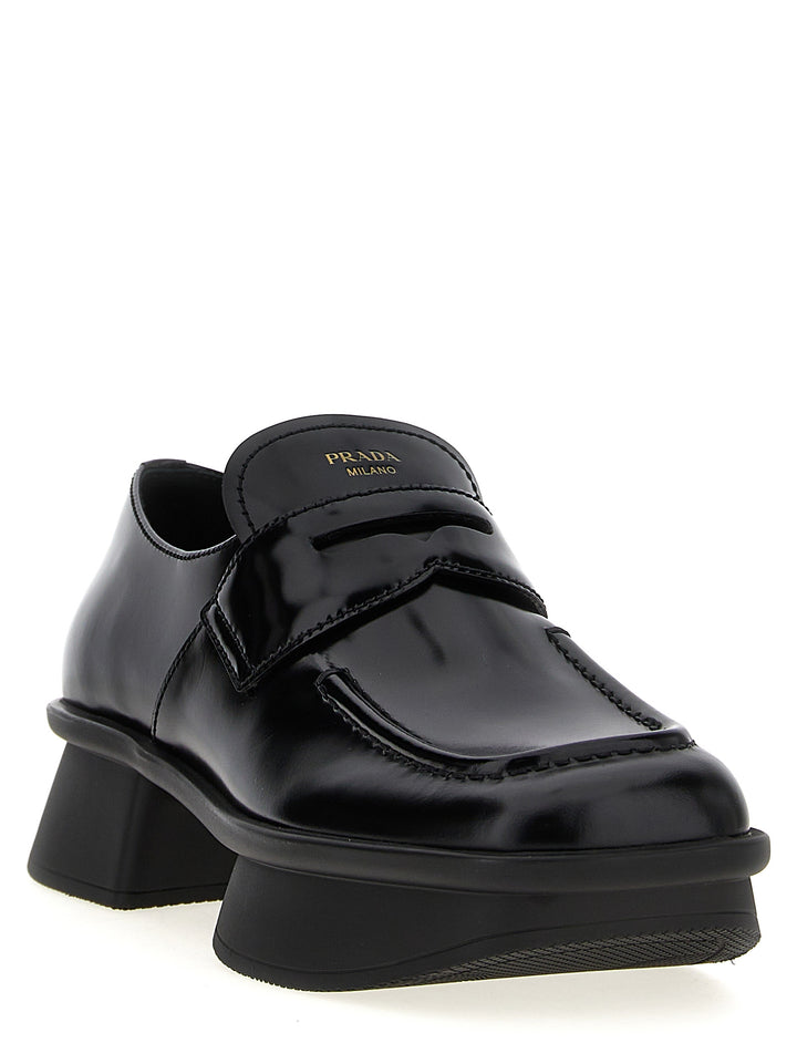 Prada Equal Loafers - Black | b263bdba1f904b3d57aab4647d612f2d263075ef
