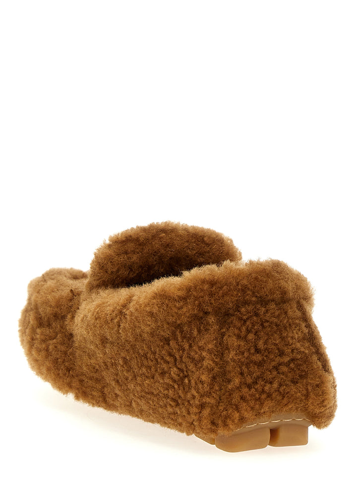 Prada Shearling Loafers - Brown | 9b6d5994377ce1799a0968241f9d8cb7bff60813