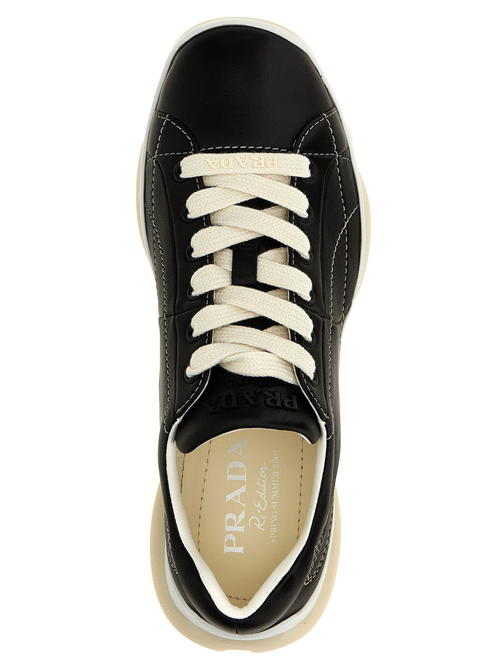 Prada Nappa Sneakers - Black | 68e3247100bb41b30b281ff280d93697bdeb41a9