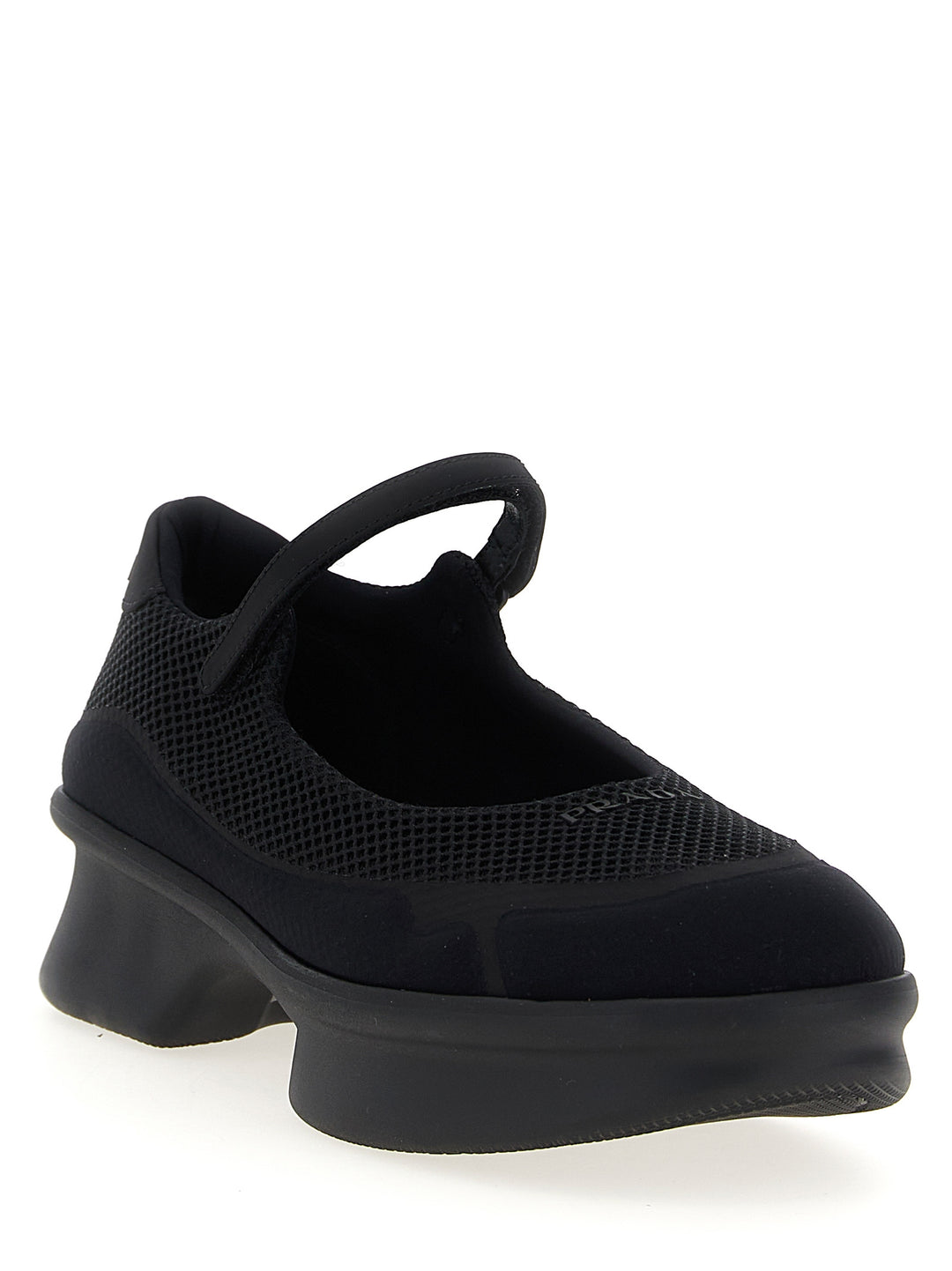 Prada Mesh Ballet Flats Flat shoes - Black | 43d577d07a54b09bd5a173879b245eec41d72a6d