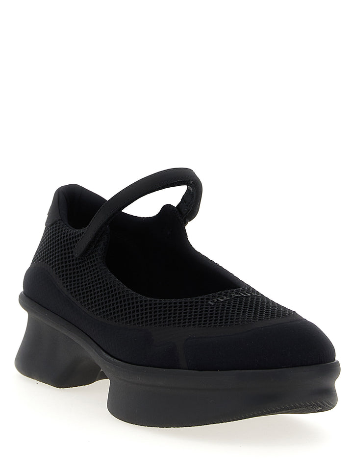 Prada Mesh Ballet Flats Flat shoes - Black | 43d577d07a54b09bd5a173879b245eec41d72a6d